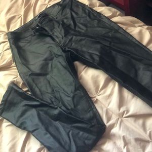 Black Leather Pants
